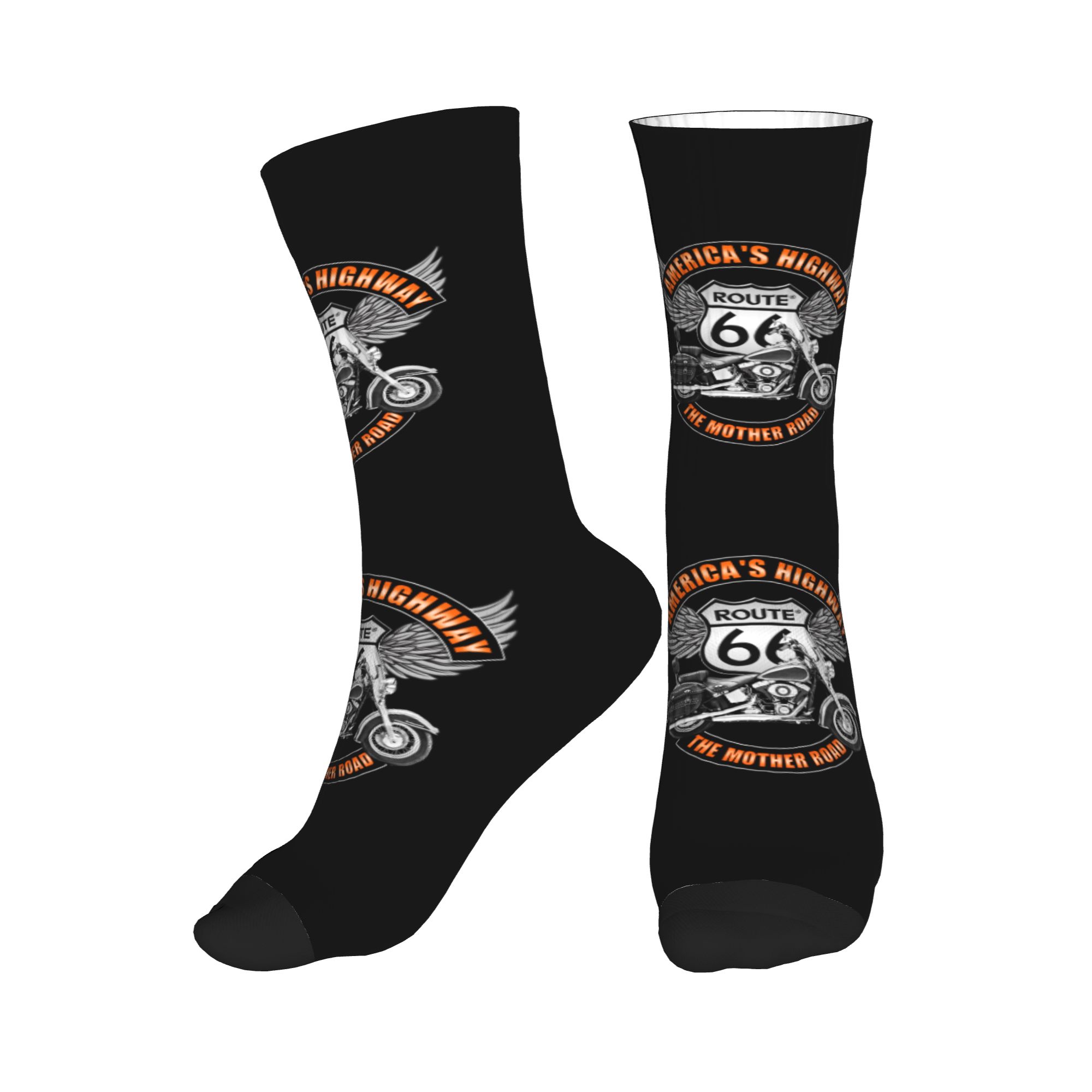 Dress Sock Men - Cute Men's Americas Highway Route 66