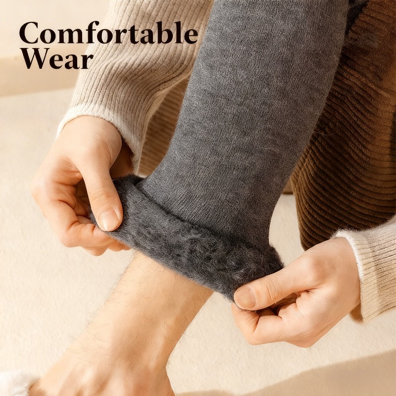 Ultra Warm Men's Cashmere Leg  – обзор и цена Thermal Sock Winter