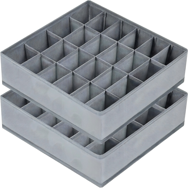24 Grid Foldable Storage Organ – обзор и цена Sock Organizer Tray