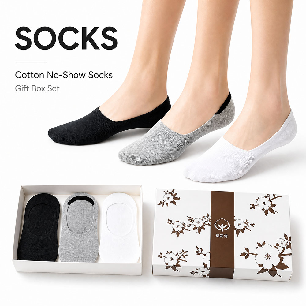 6 Pairs Unisex Cotton No Show  – обзор и цена Invisibility Sock Loafer