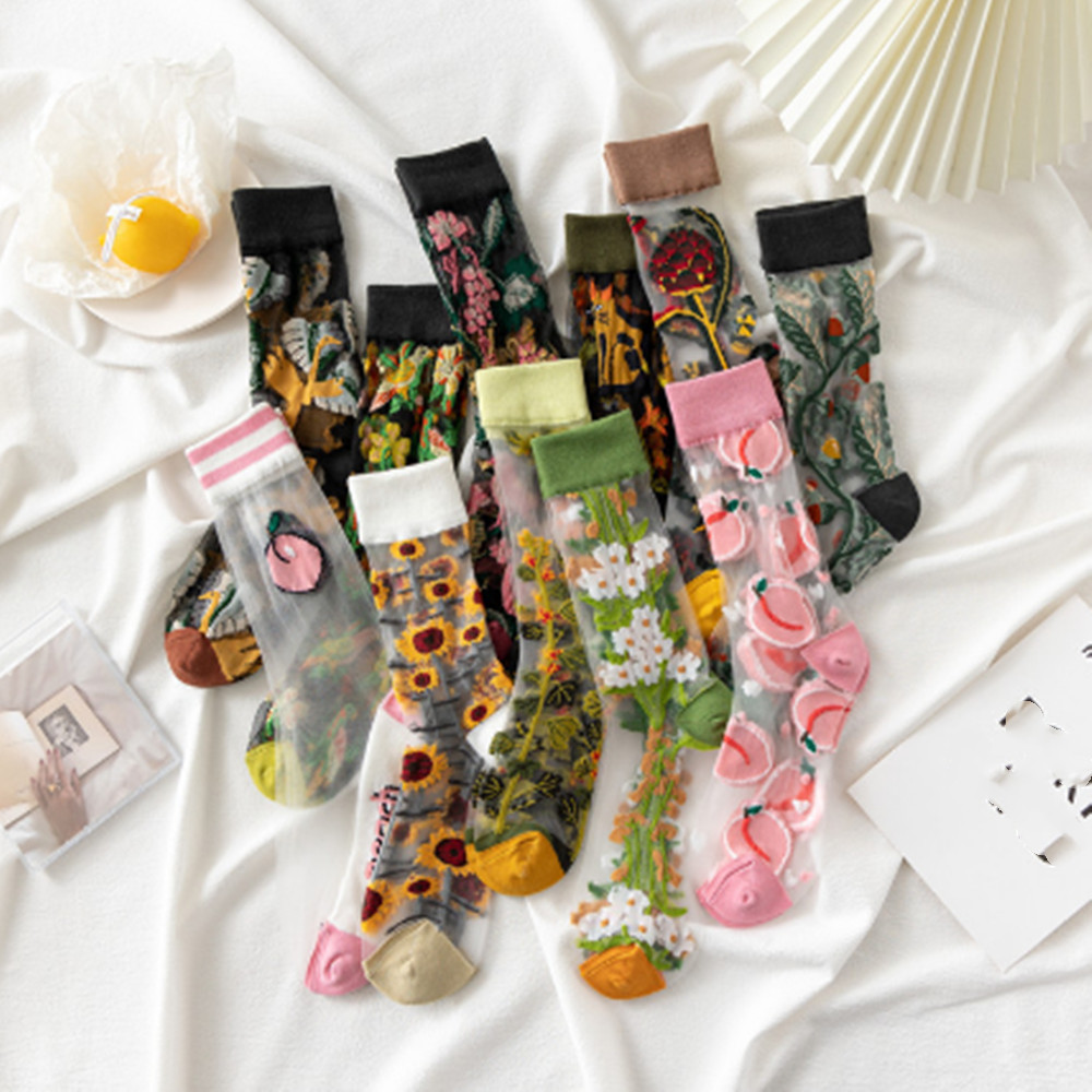 Woman Lace flower short sock t – обзор и цена Invisibility Sock Loafer