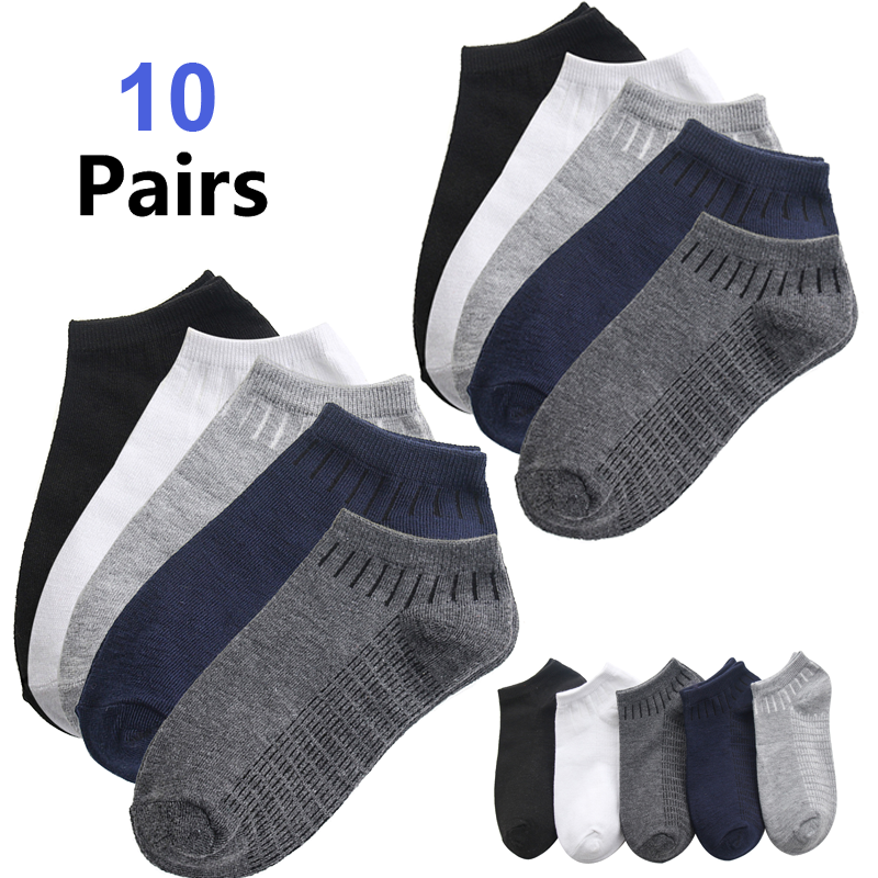 5/10 Pairs Men's Ankle Socks A – обзор и цена Ankle Sock Low Cut
