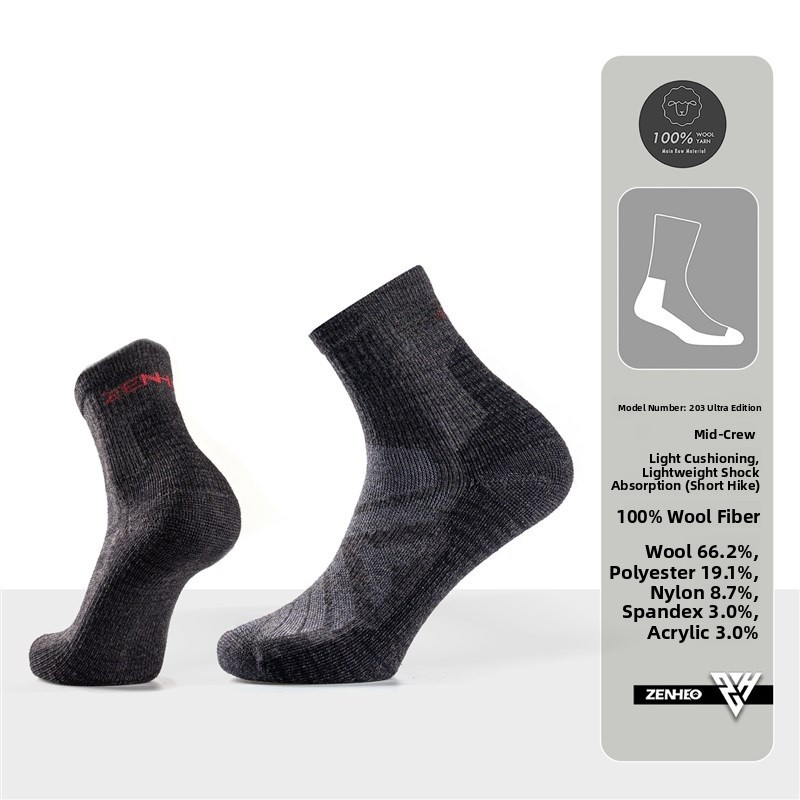 Thickened Merino Wool Socks fo – обзор и цена Wool Hiking Sock