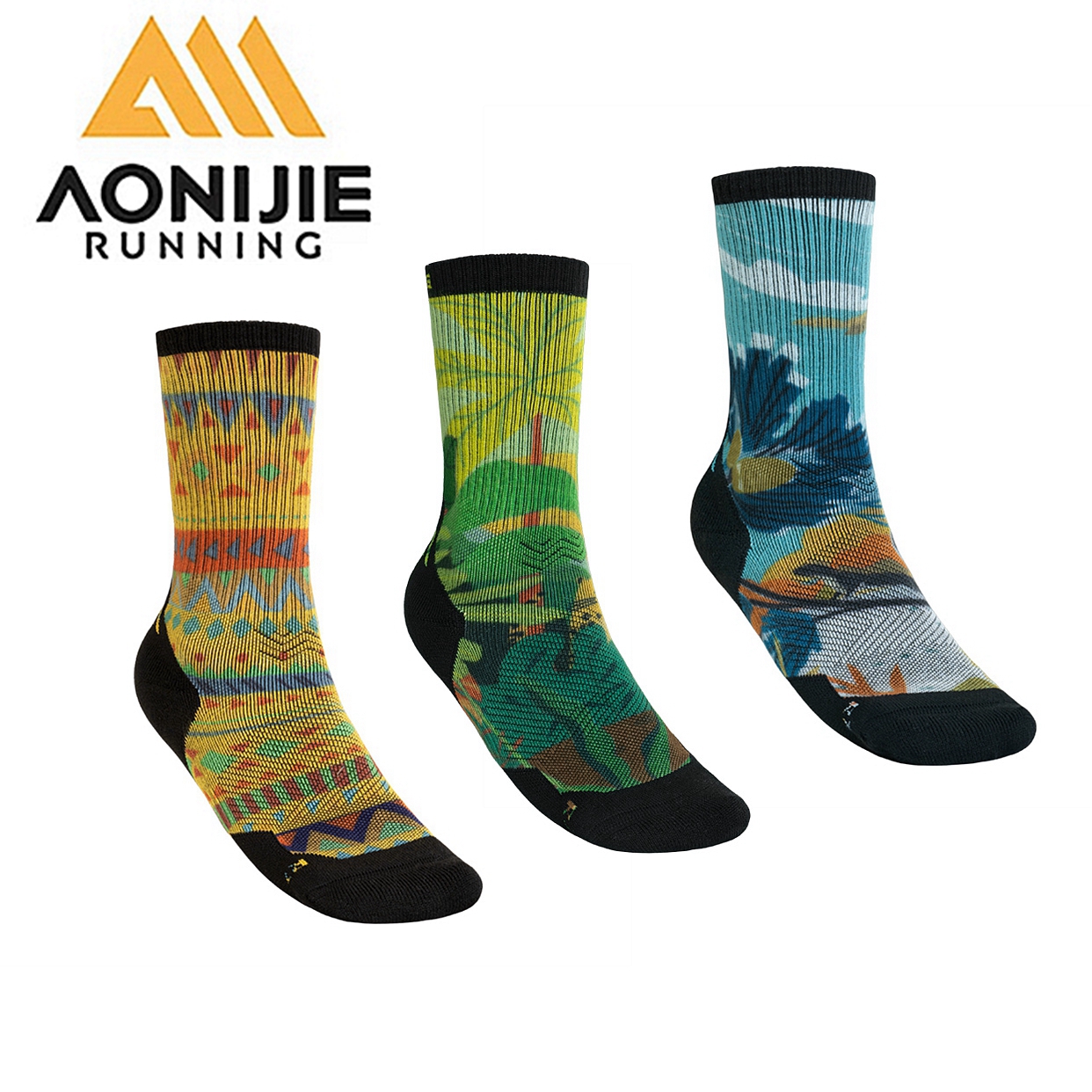 AONIJIE Outdoor Wool Crew Sock – обзор и цена Wool Hiking Sock