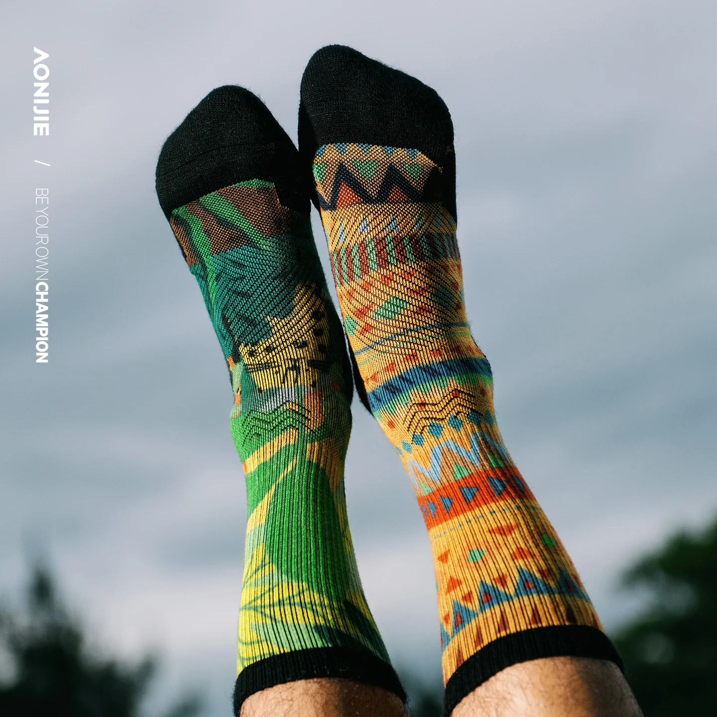 AONIJIE Outdoor Wool Crew Sock – обзор и цена Wool Hiking Sock