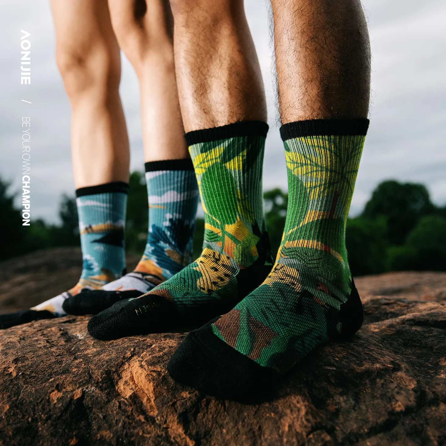 AONIJIE Outdoor Wool Crew Sock – обзор и цена Wool Hiking Sock