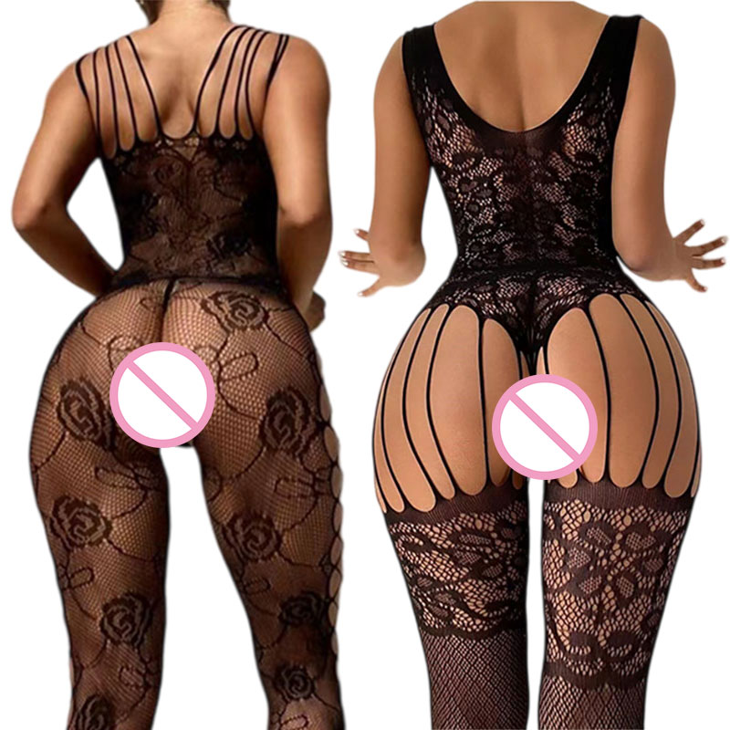 Black Crotchless Soft Stretch  – обзор и цена Fishnet Stocking Women