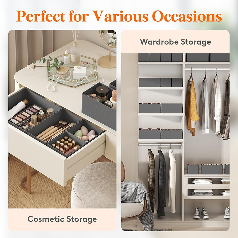 Drawer Organizer Non-woven Fab – обзор и цена Sock Organizer Tray