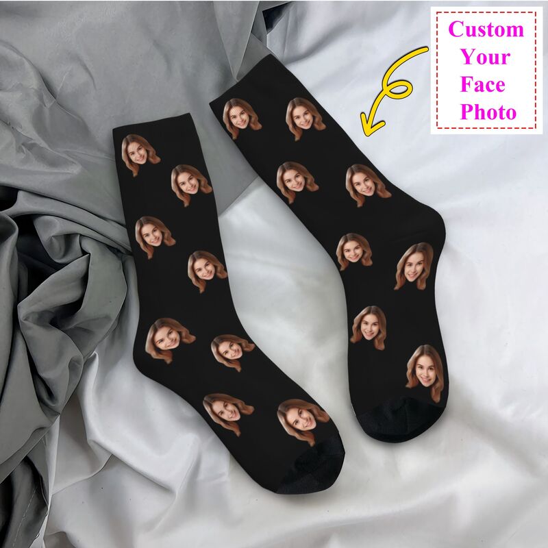 Personalized Custom Face Photo – обзор и цена Dress Sock Men