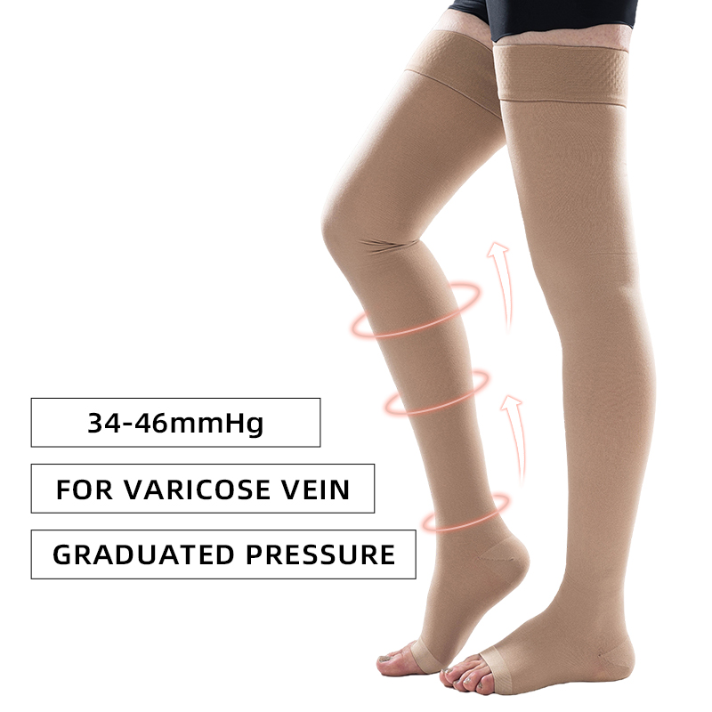 1Pair Thigh High Open Toe Medi – обзор и цена Compression Sock Medical