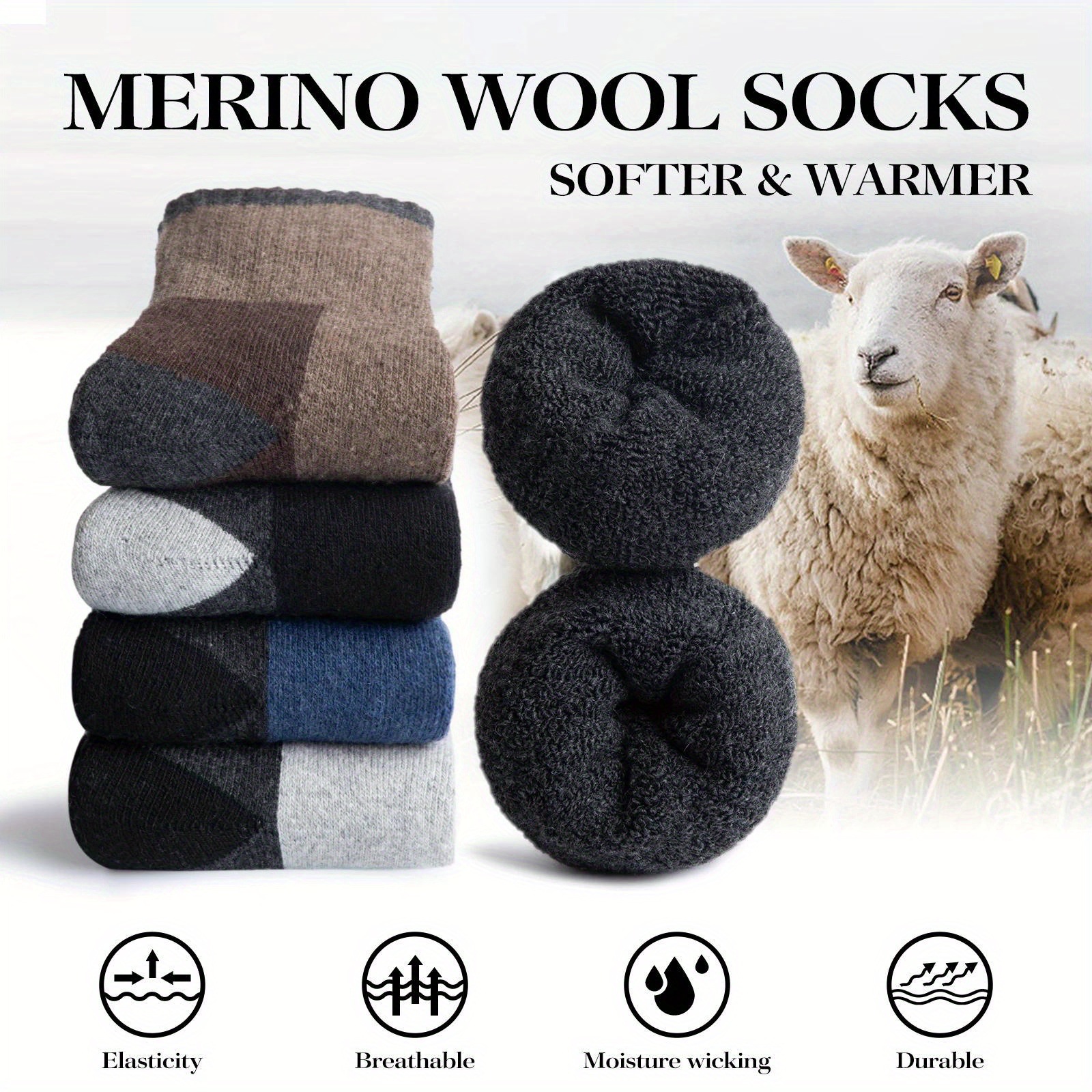 Winter Merino Wool Socks Thick – обзор и цена Thermal Sock Winter
