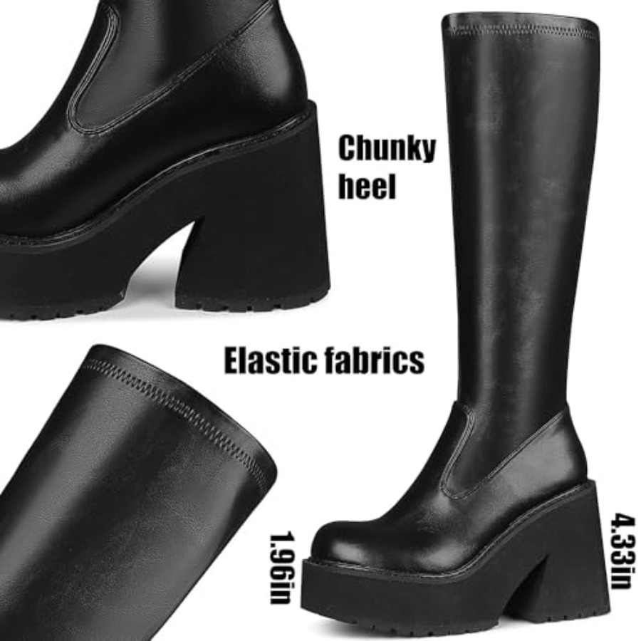 AMINUGAL Womens Elastic Knee H – обзор и цена Knee High Sock Women