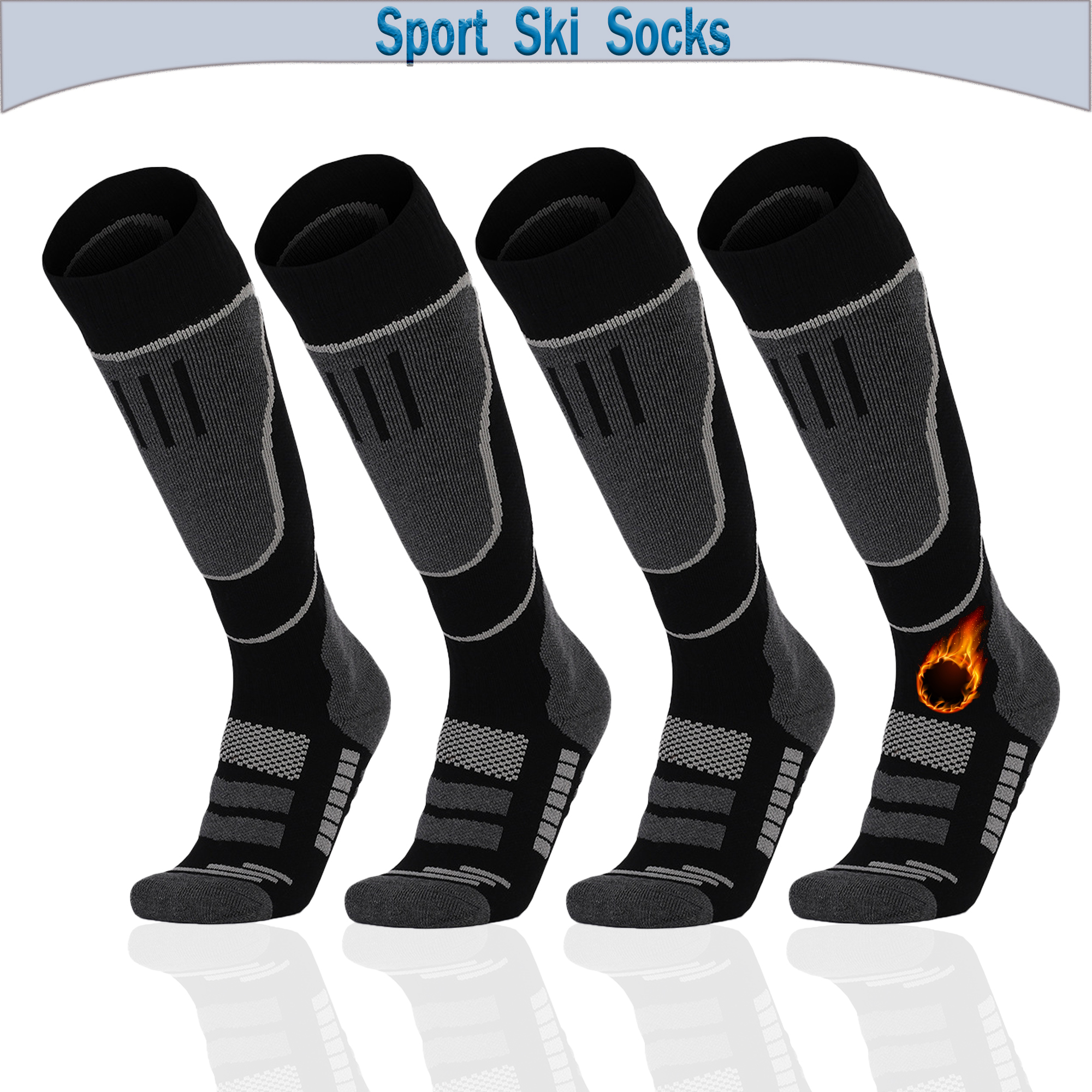 2 Pairs Ski Socks, Cold Weathe – обзор и цена Thermal Sock Winter