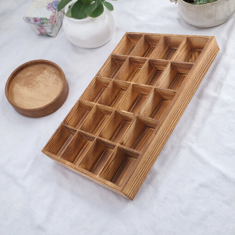 1pc 20-Compartment Wooden Unde – обзор и цена Sock Organizer Tray