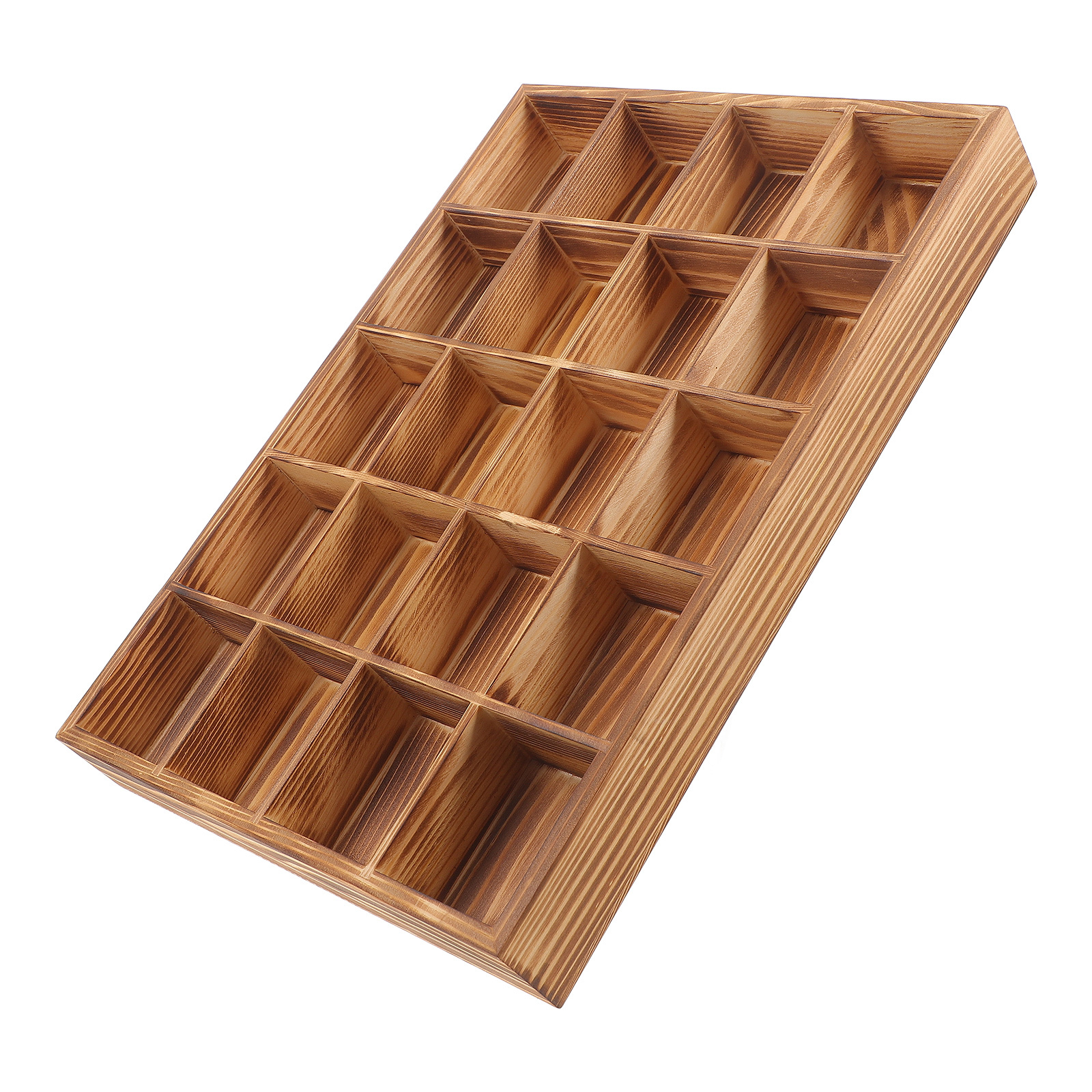 1pc 20-Compartment Wooden Unde – обзор и цена Sock Organizer Tray