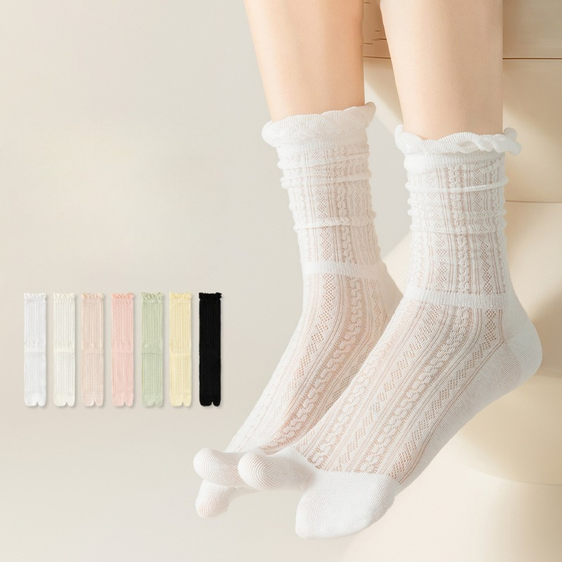 5 Pairs Split-toe Socks Women  – обзор и цена Toe Sock Split