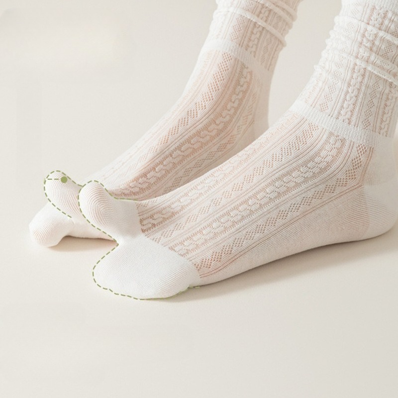 5 Pairs Split-toe Socks Women  – обзор и цена Toe Sock Split