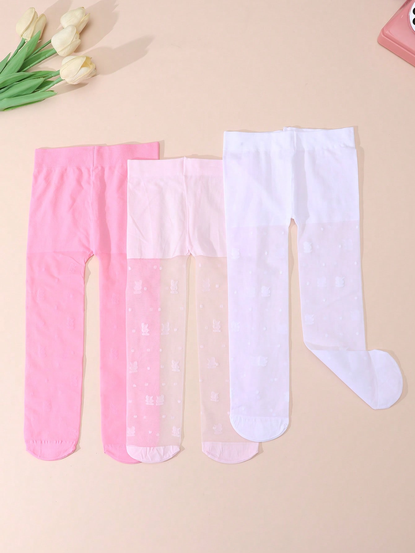3Pack Girls Rabbit Print Tight – обзор и цена Tights Pantyhose Sheer