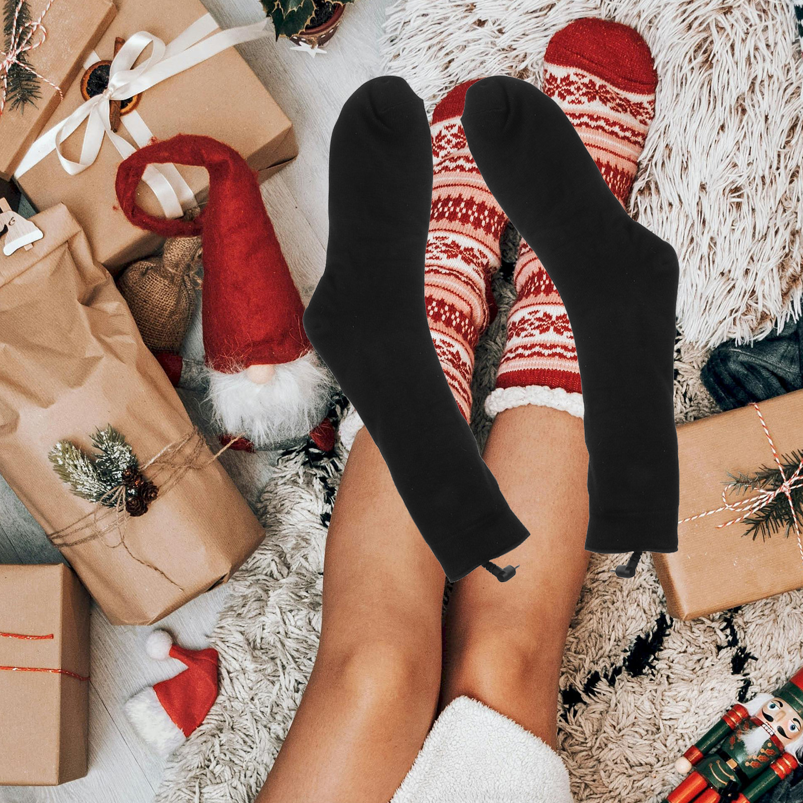 1Pair Battery Heated Socks Ele – обзор и цена Thermal Sock Winter