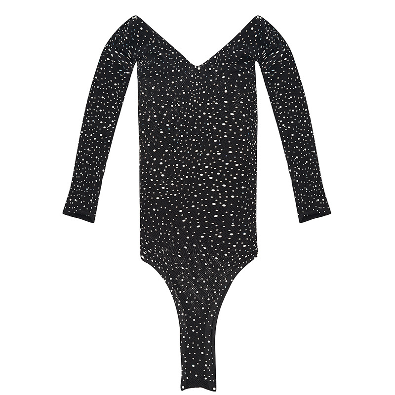 Women Rhinestone Glitter Bodys – обзор и цена Fishnet Stocking Women