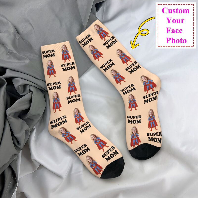Super Mom Custom Mens Crew Soc – обзор и цена Dress Sock Men