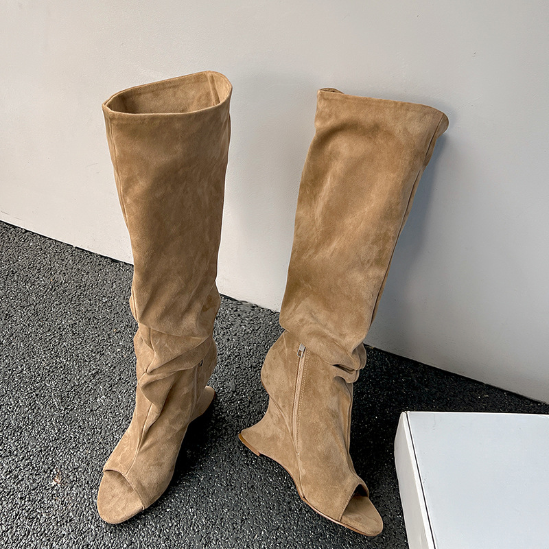 AIYKAZYSDL Strange Wedge Heel  – обзор и цена Boot Sock Slouchy
