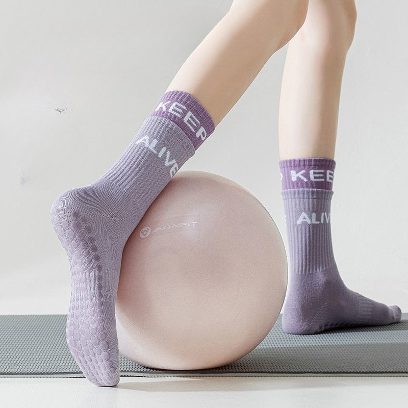 Women's Non-Slip Yoga Socks wi – обзор и цена Grip Sock Yoga