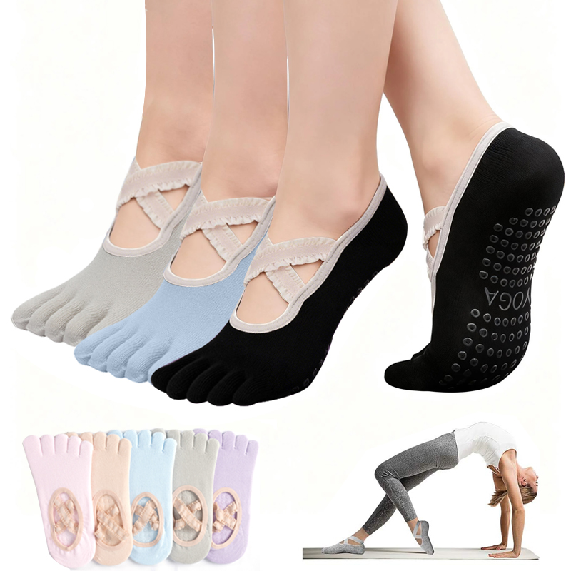 Ladies Non-Slip Pilates Socks  – обзор и цена No Show Sock Women