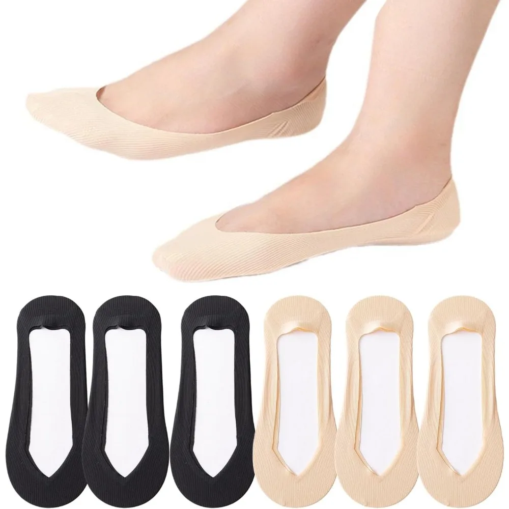6 Pairs No Show Socks Women An – обзор и цена Invisibility Sock Loafer