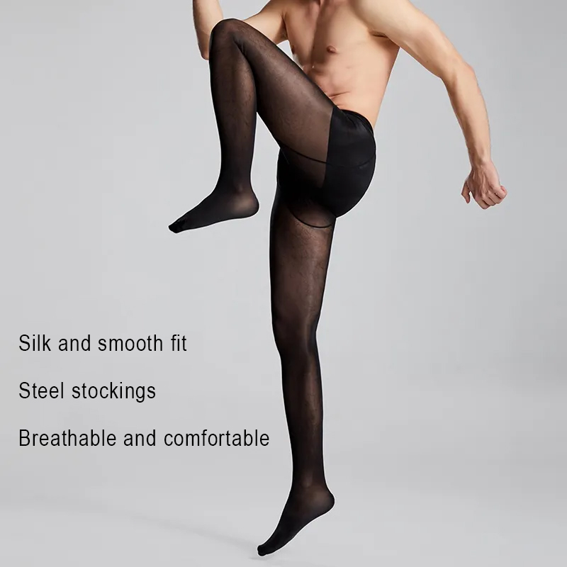 Plus Size Men Sexy Sheer Black – обзор и цена Tights Pantyhose Sheer