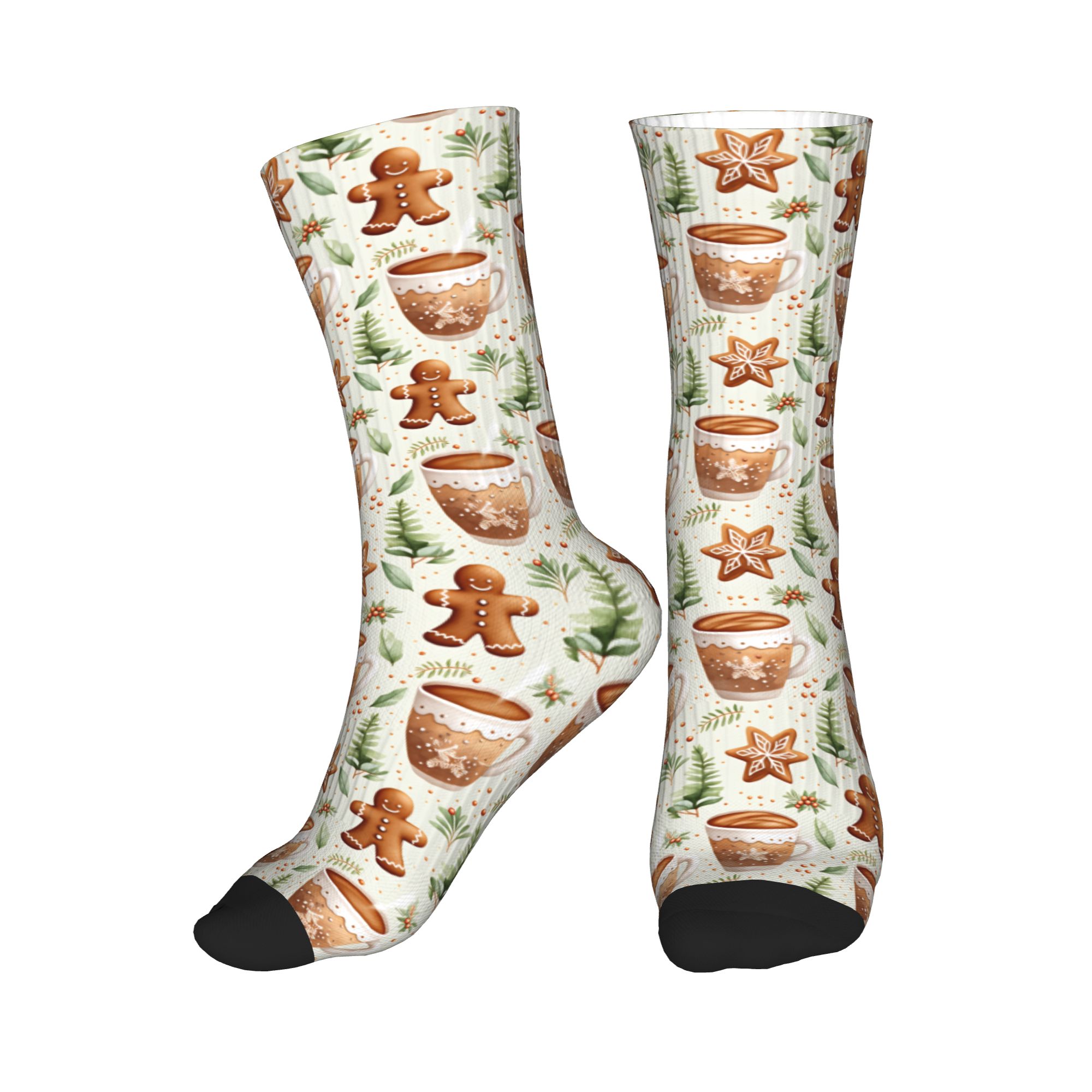 Christmas Gingerbread Man Hot  – обзор и цена Dress Sock Men