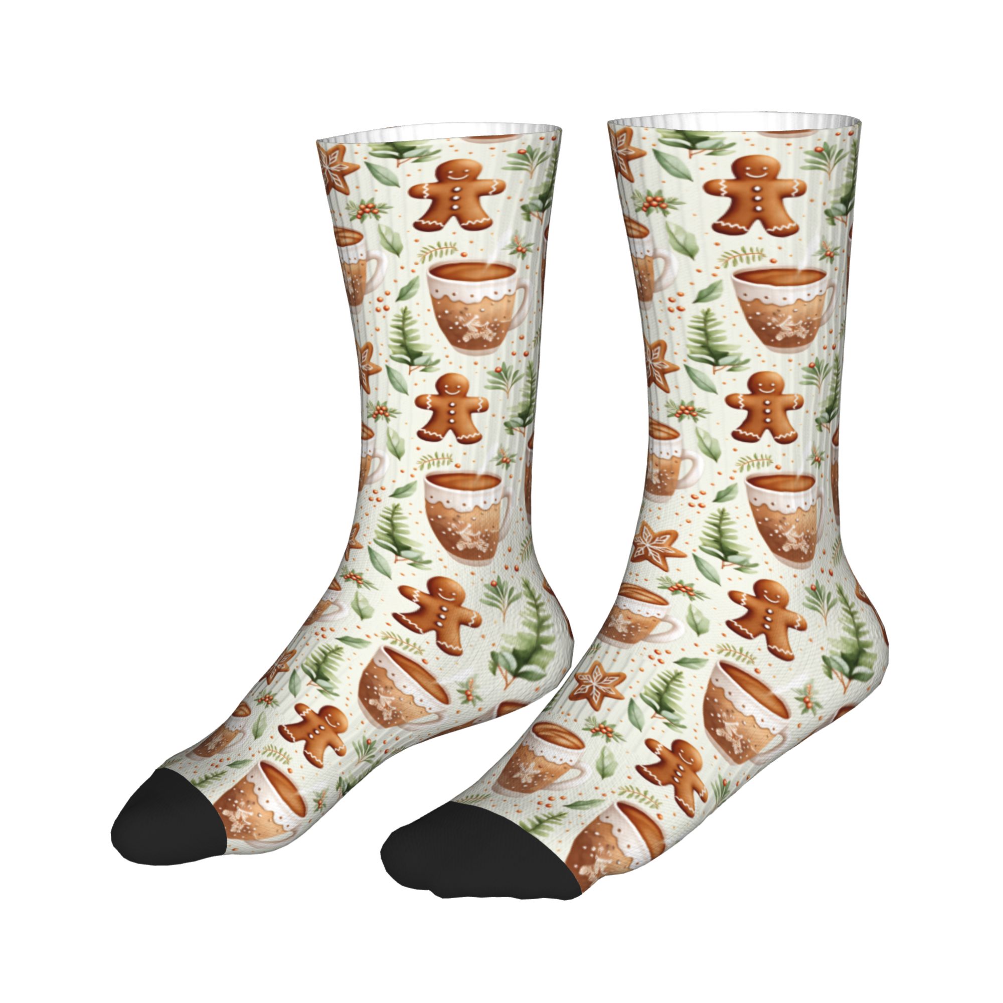 Christmas Gingerbread Man Hot  – обзор и цена Dress Sock Men