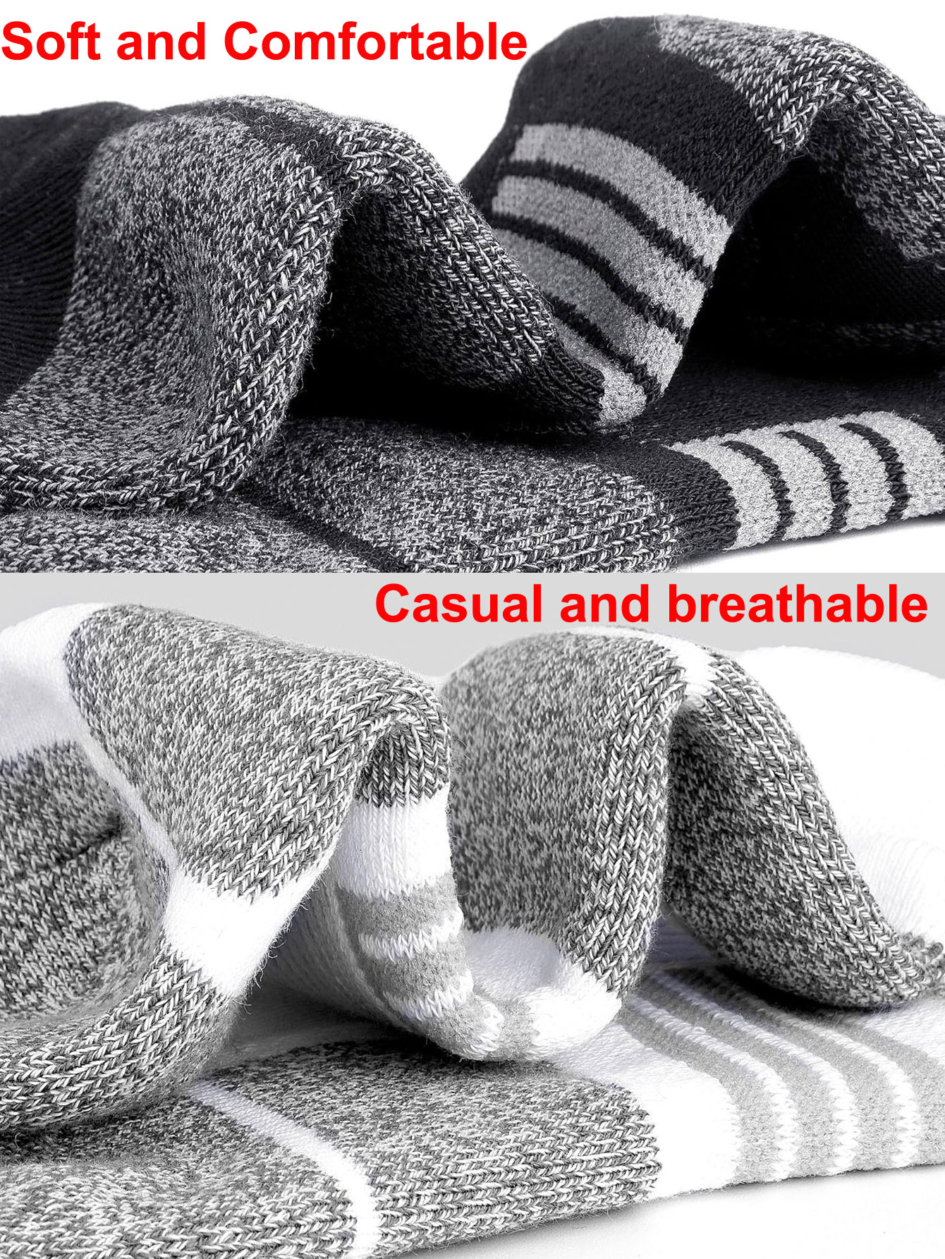 Men's Ankle Socks 6/12 Pairs B – обзор и цена Ankle Sock Low Cut