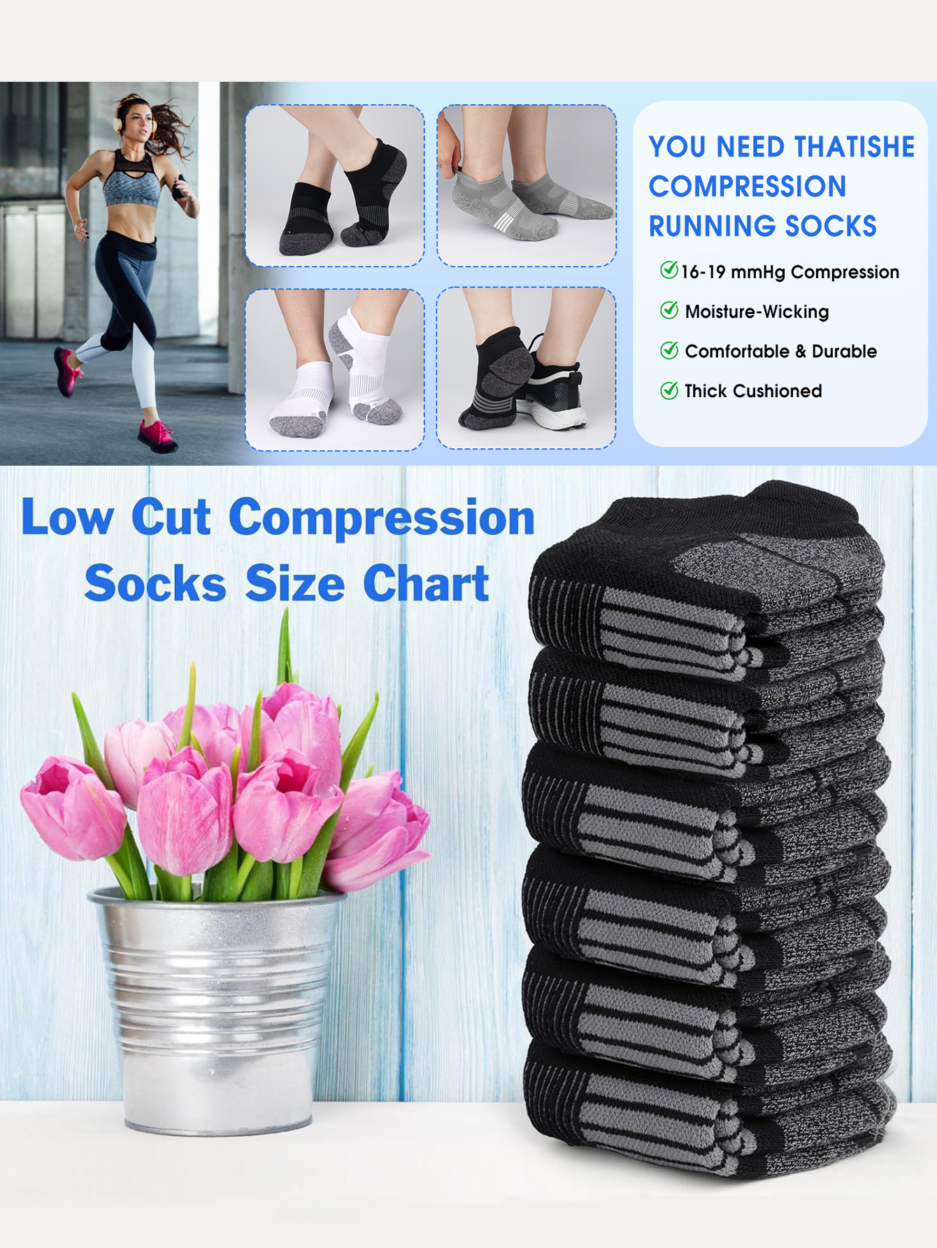 Men's Ankle Socks 6/12 Pairs B – обзор и цена Ankle Sock Low Cut