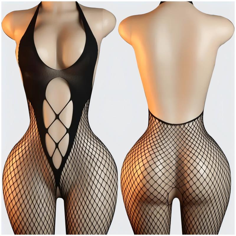 Plus Size Transparent Bodysuit – обзор и цена Fishnet Stocking Women