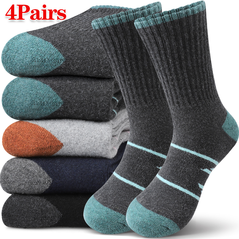 4Pairs Winter Women Mid Tube S – обзор и цена Wool Hiking Sock