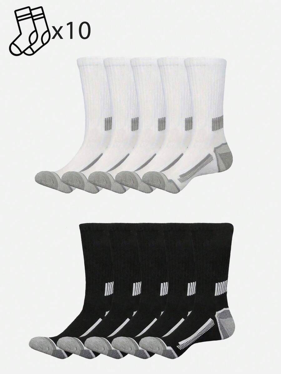 20 Pairs Mens Striped Cushione – обзор и цена Athletic Sock Cushion