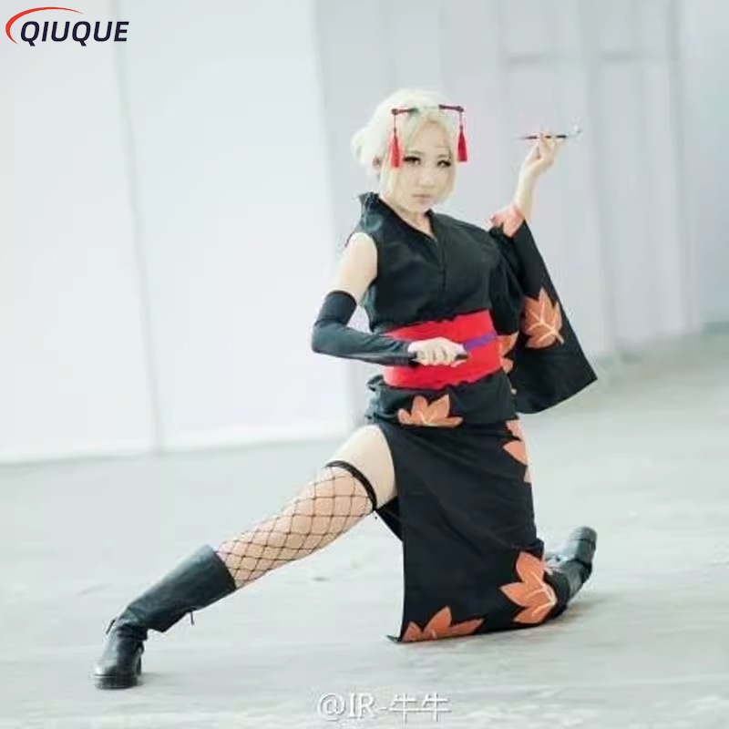 Tsukuyo Cosplay Costume Wig Ku – обзор и цена Fishnet Stocking Women