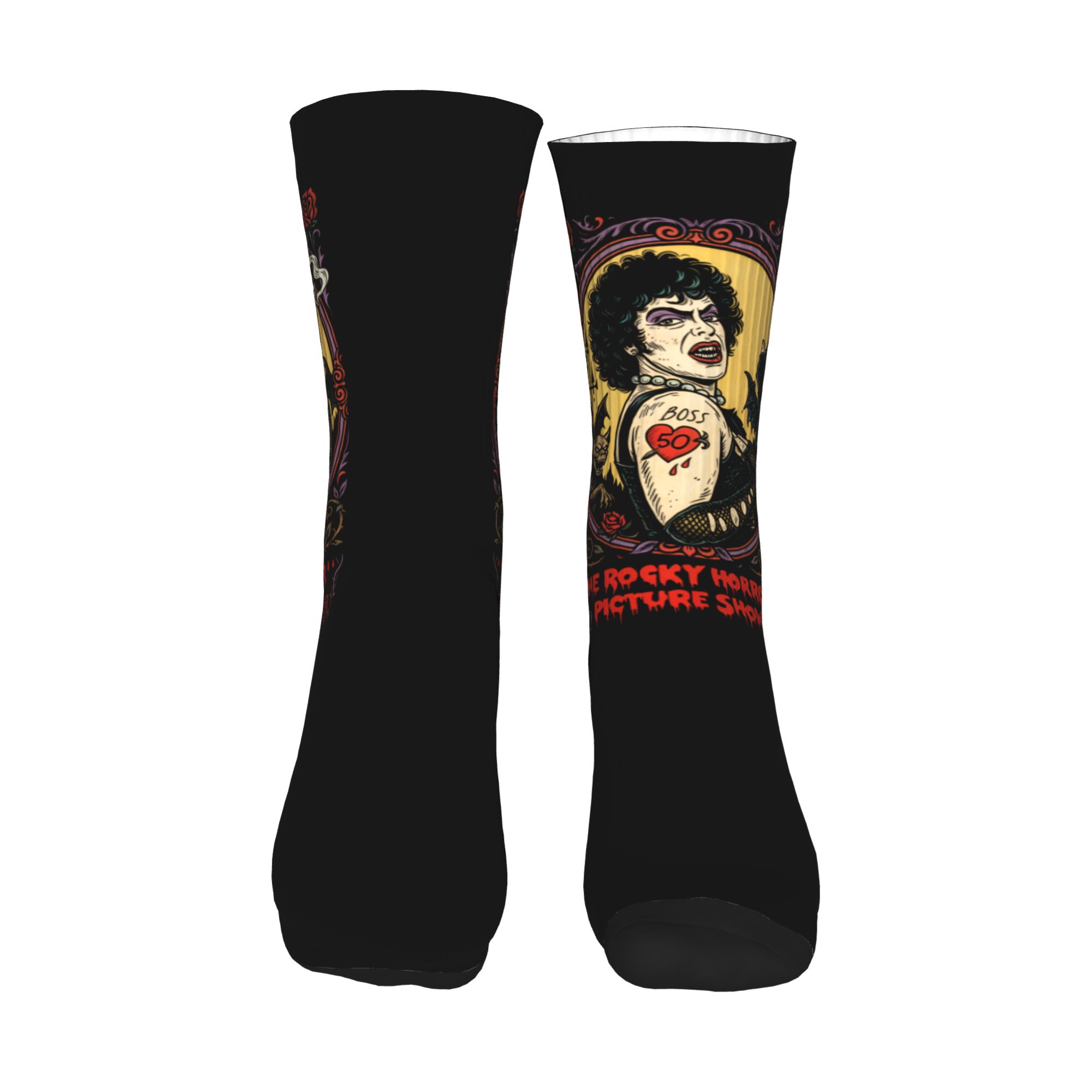 Fun Printed The Rockys Horror  – обзор и цена No Show Sock Women