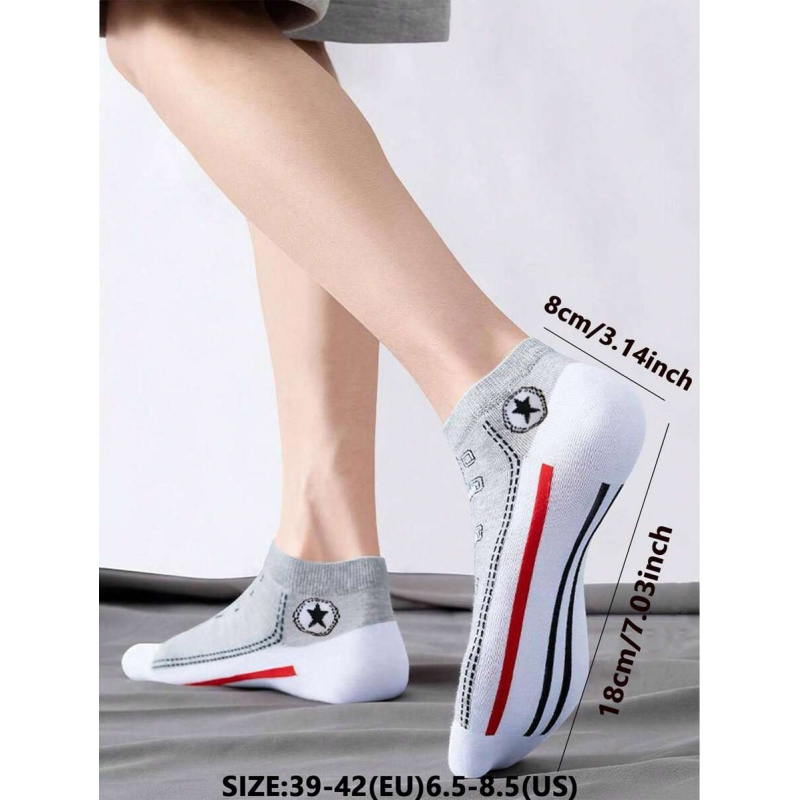 5/10 Pairs Multi-Color Breatha – обзор и цена Ankle Sock Low Cut
