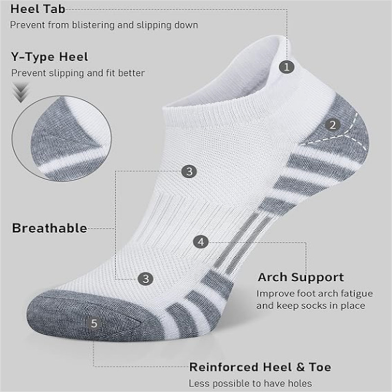 6/24 Pairs Cushioned Breathabl – обзор и цена Athletic Sock Cushion