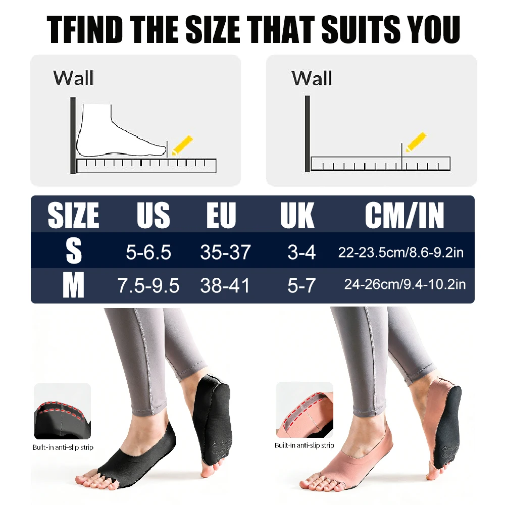 1Pair Toeless Yoga Socks for W – обзор и цена Grip Sock Yoga