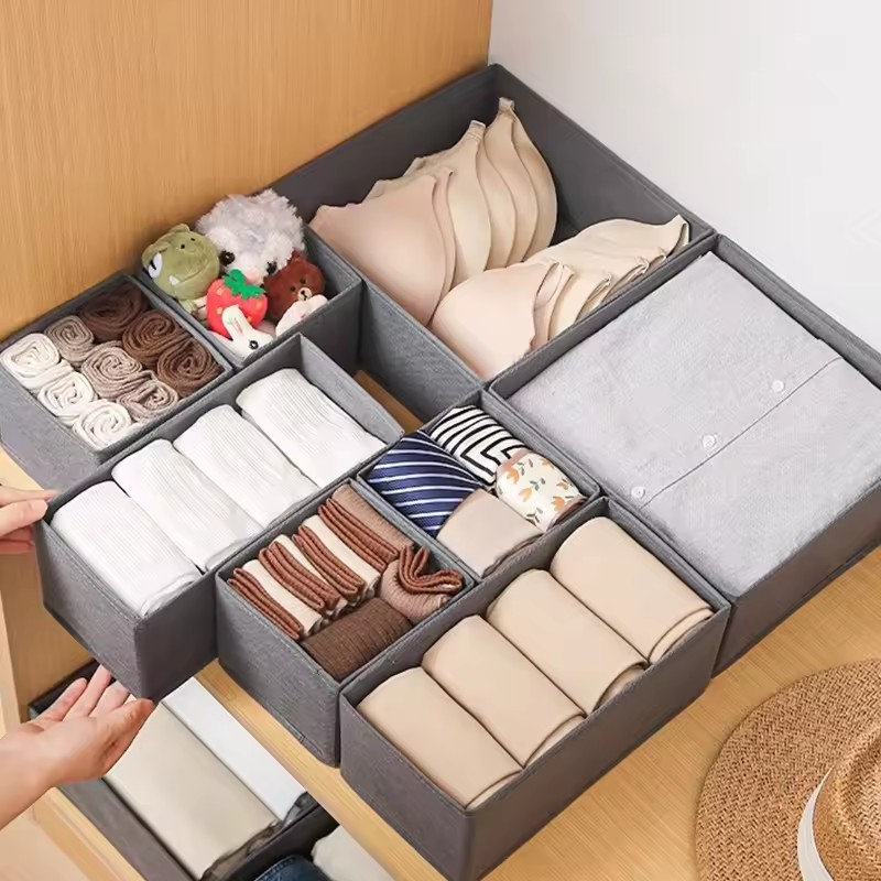 3PC Fabric Underwear Storage B – обзор и цена Sock Organizer Tray