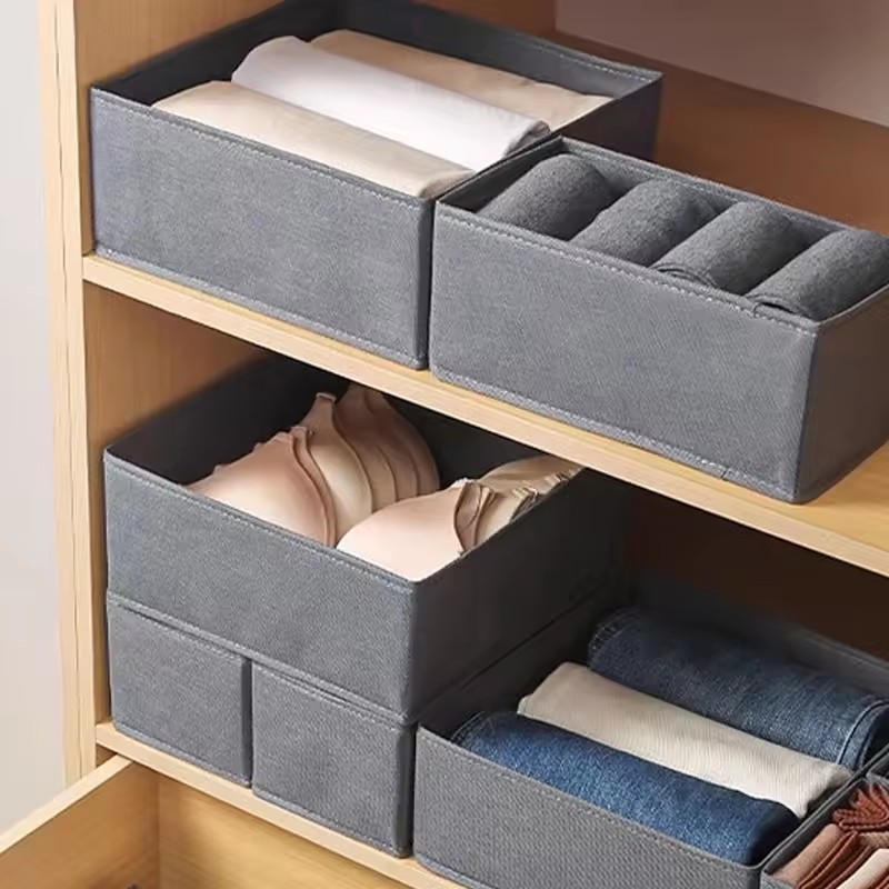 3PC Fabric Underwear Storage B – обзор и цена Sock Organizer Tray