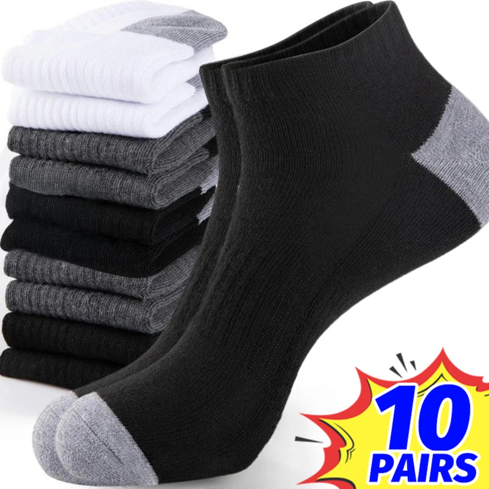 1-10Pairs Breathable Mens Summ – обзор и цена Ankle Sock Low Cut