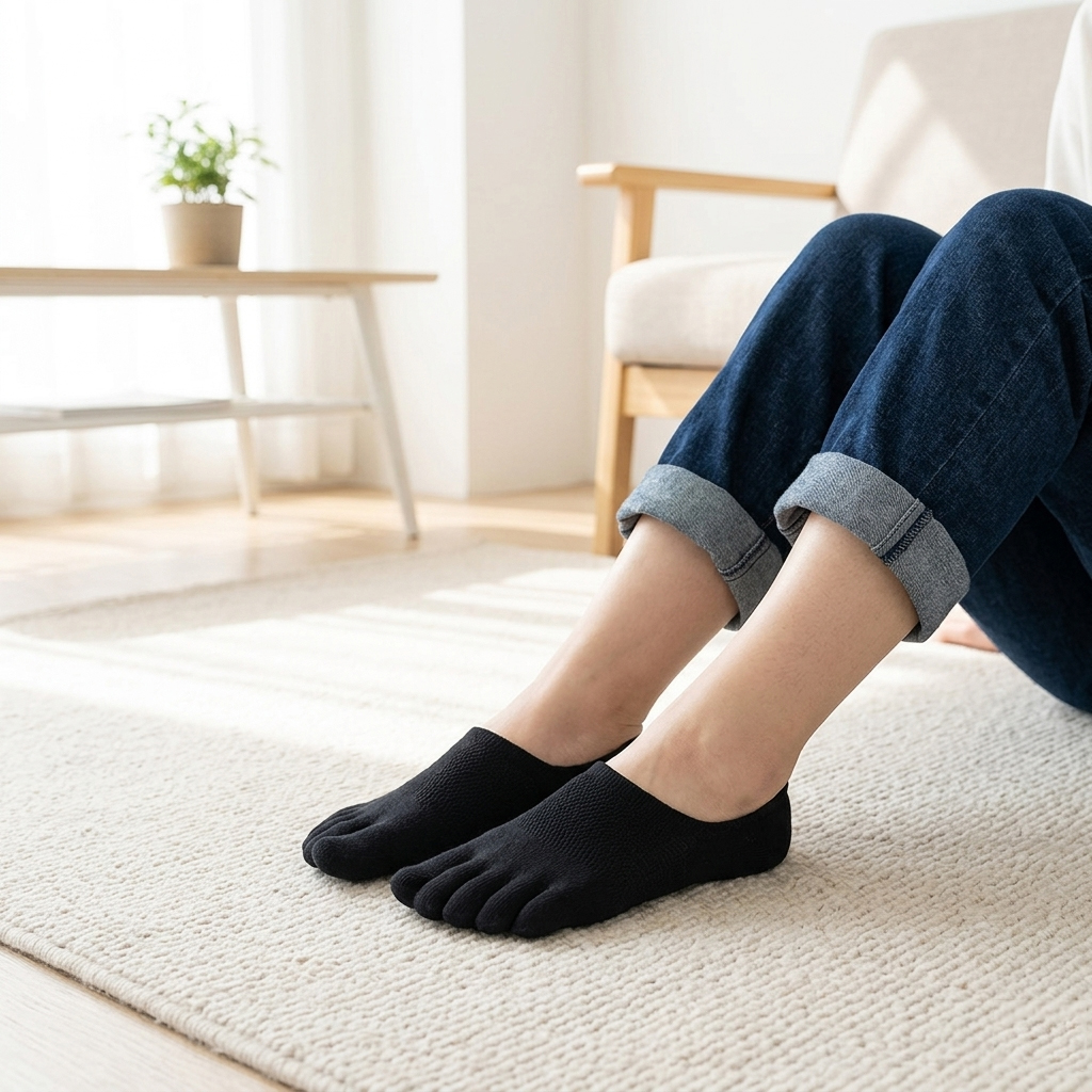 1/3/4 Pairs,Unisex Cotton Five – обзор и цена Toe Sock Split