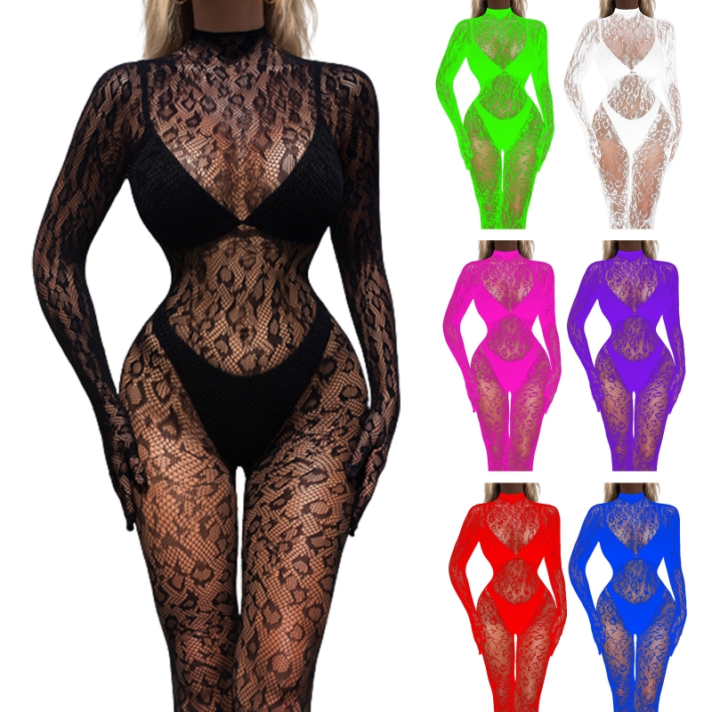 Women Translucence Nightgown L – обзор и цена Fishnet Stocking Women