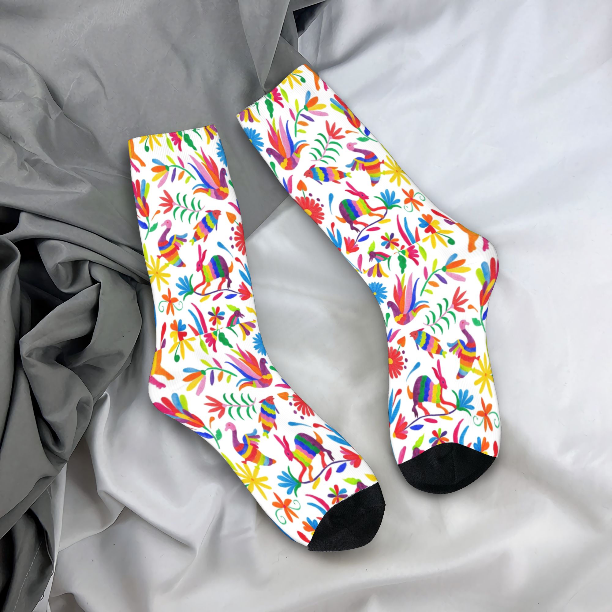 Custom Otomi Folk Mexican Art  – обзор и цена Dress Sock Men