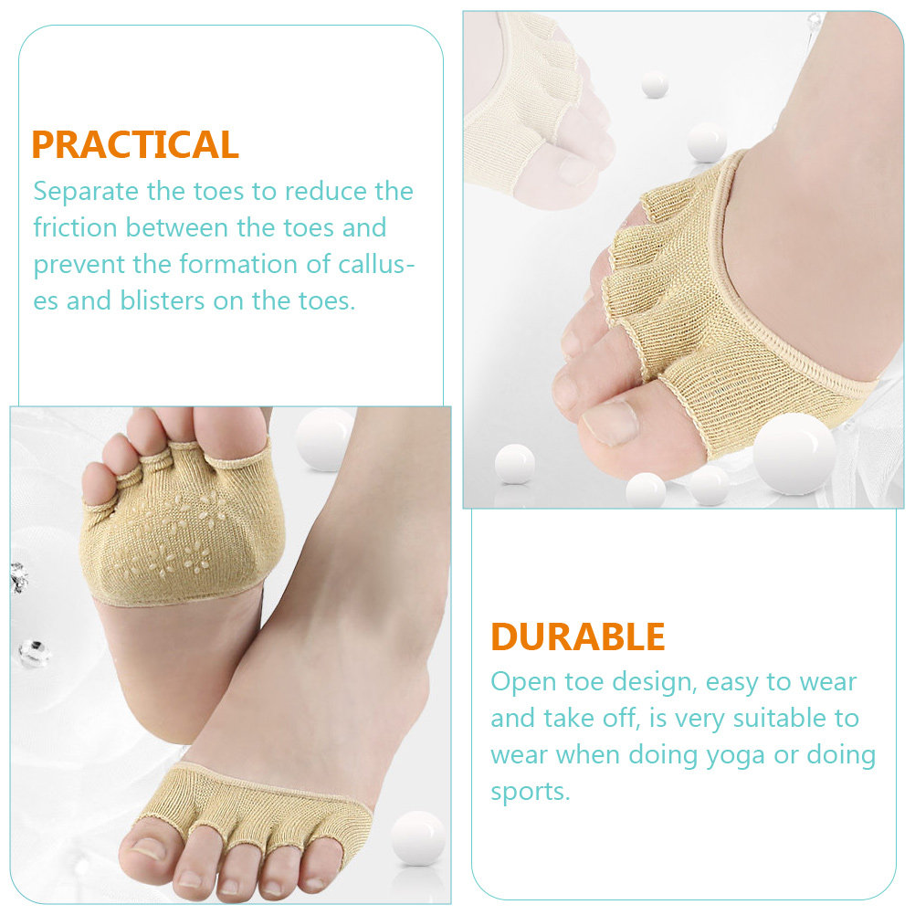 2Pairs Cotton Toeless Yoga Soc – обзор и цена Grip Sock Yoga