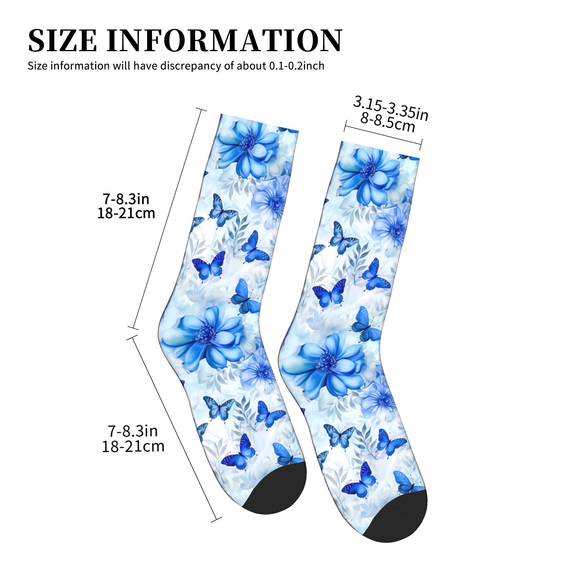 Blue Butterfly Ballet  Dress S – обзор и цена Dress Sock Men